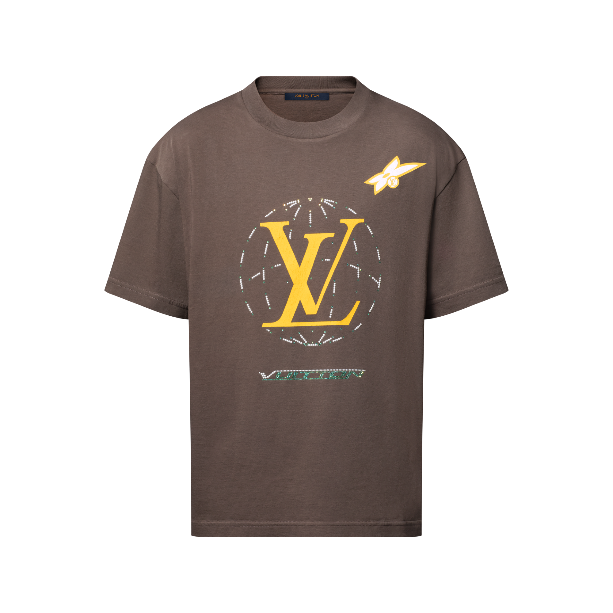 Camiseta de Algodão Estonado com Pedrarias - Ready-to-Wear | LOUIS